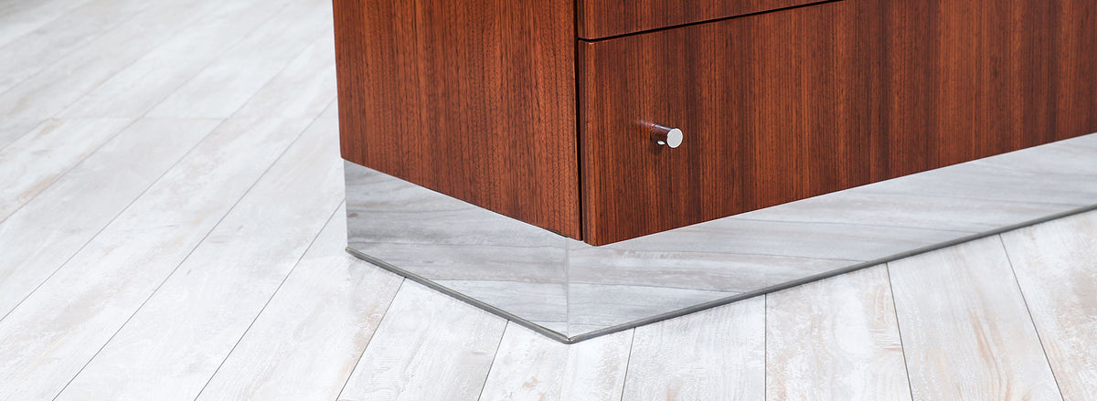 Milo Baughman Rosewood & Chrome Dresser for Thayer Coggin
