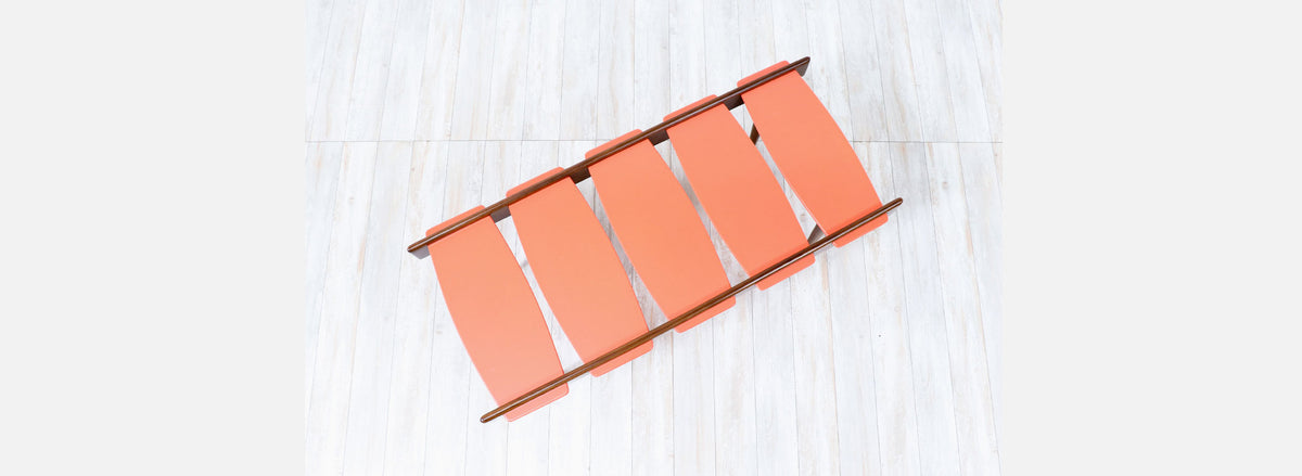 Mid-Century Modern Two-Tone Lacquered Coffee Table
