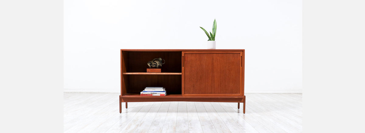 Mid-Century Danish Modern Teak Credenza by William Watting