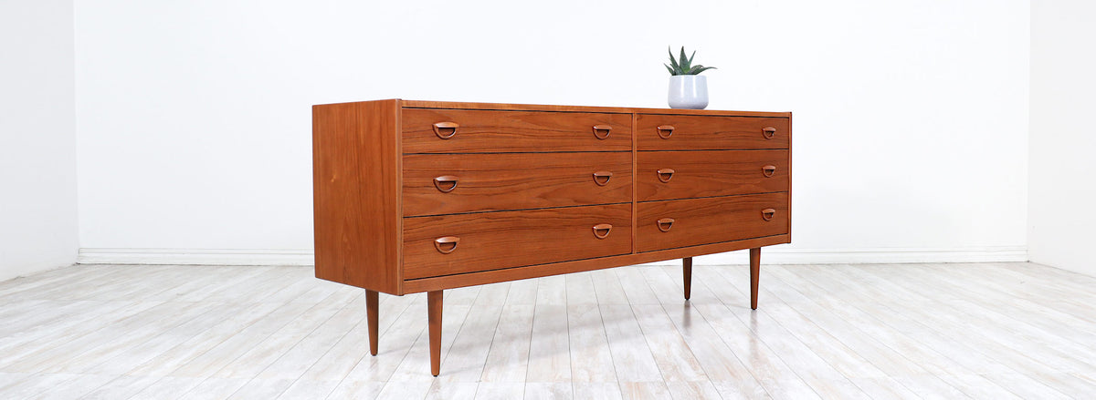 Danish Modern Teak Dresser by Kai Kristiansen