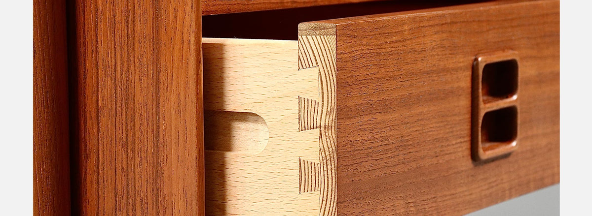 Erik Brouer Executive Teak Desk w/ Bookcase for Brouer Møbelfabrik