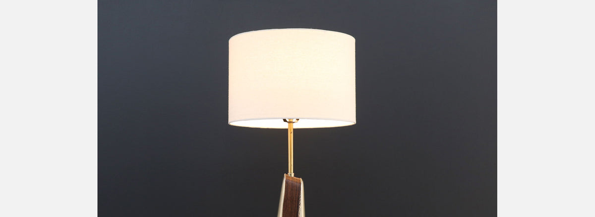 Mid-Century Modern Brutalist Table Lamp by Laurel