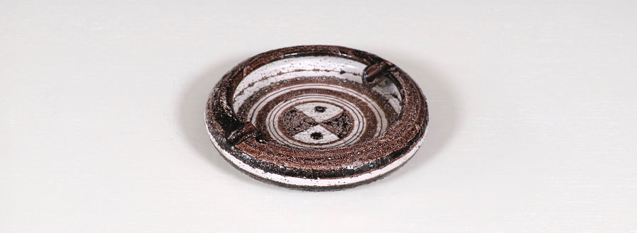 Aldo Londi Italian Glazed Ceramic Ashtray for Bitossi Studio
