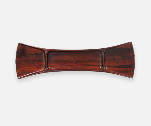 Jens H. Quistgaard “Bow Tie” Palisander Rosewood Tray for Dansk