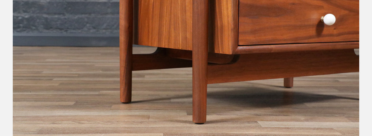 Kipp Stewart ”Declaration” Floating Walnut Night Stands for Drexel
