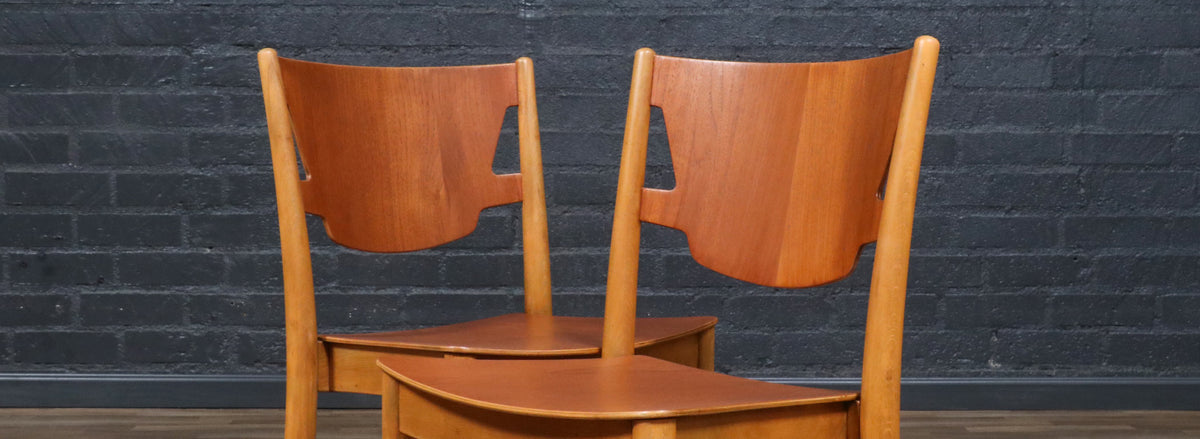 Børge Mogensen Stackable Dining Chairs for C.M. Madsens