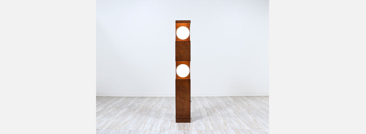 California Modern Geometric Globe Floor Lamp by Modeline