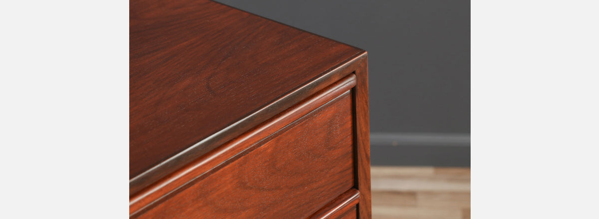 Pair of Scandinavian Modern Rosewood Dressers by Westnofa 