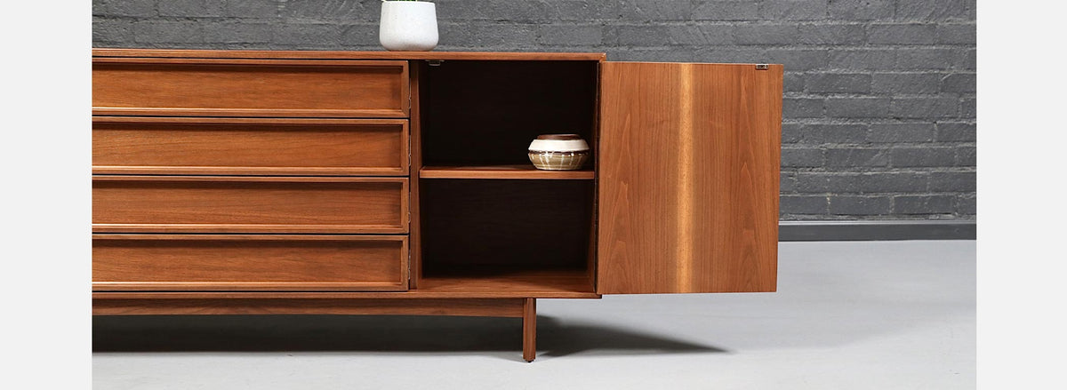Californian Modern Credenza by John Keal for Brown Saltman