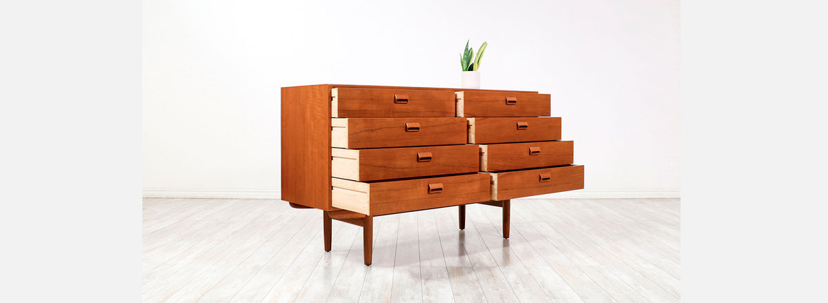 Børge Mogensen 8-Drawer Teak Dresser for Søborg Møbelfabrik