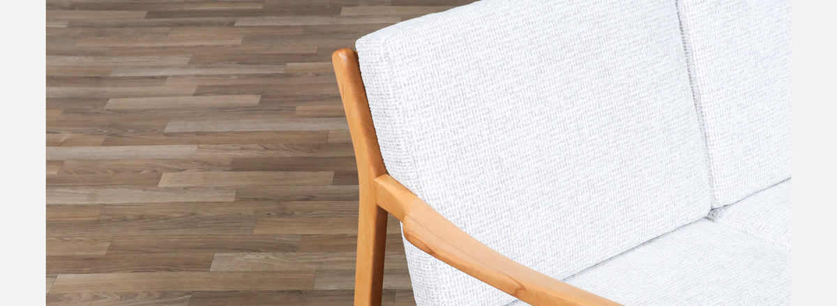 Folke Ohlsson Model “Tema 1” Beechwood Sofa for Dux