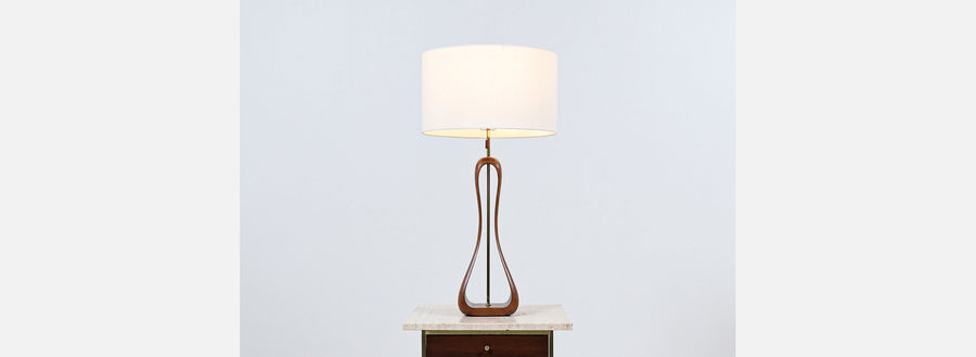 California Modern Sculpted Free-Form Table Lamp by Modeline of CA