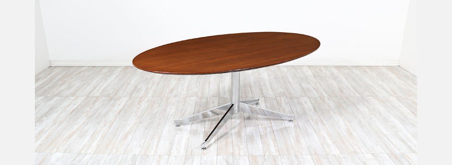 Florence Knoll Oval Dining Table or Desk for Knoll Inc.