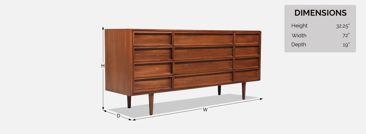 Californian Modernist Dresser by John Keal for Brown Saltman