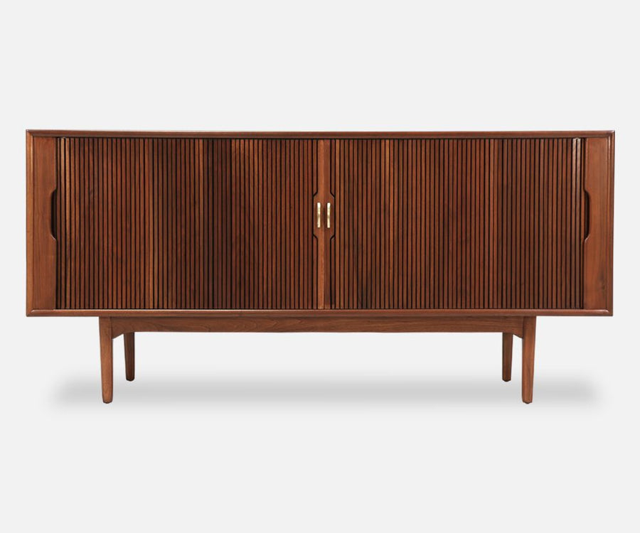 Kipp Stewart & Stewart McDougall "Declaration" Tambour-Door Credenza for Drexel