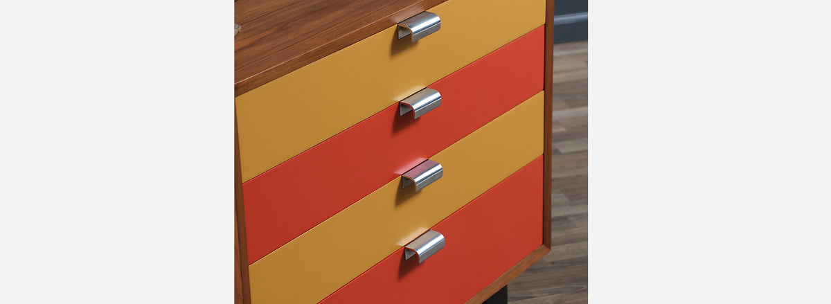 George Nelson Multi-Color Lacquered Chest for Herman Miller