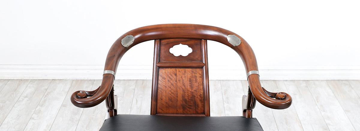Mid-Century Modern "Far East Collection" Arm Chairs by Baker