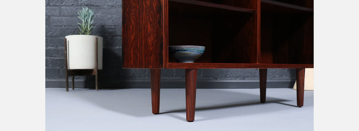 Danish Modern Rosewood Bookshelf by Carlo Jensen for Hundevad & Co.