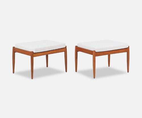 Kai Kristiansen Teak Stools for Magnus Olesen 2