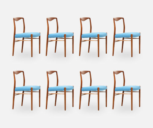 Kai Lyngfeldt Larsen Teak Dining Chairs for Søren Willadsen