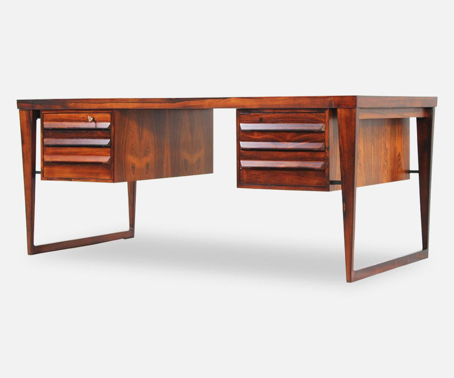 Kai Kristiansen Model-70 Rosewood Desk for Feldballes Møbelfabrik