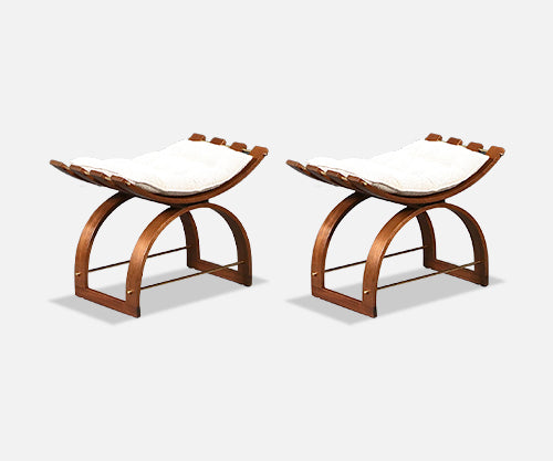 Harvey Probber "Knights" Model-1173 Sculpted Benches