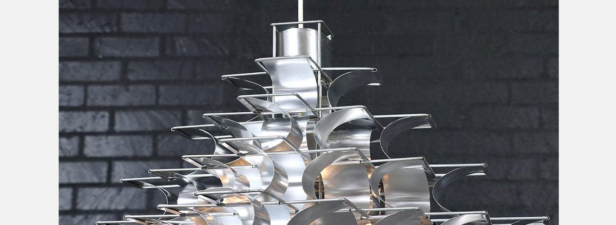 Vintage French Modern "Cassiope" Chandelier by Max Sauze