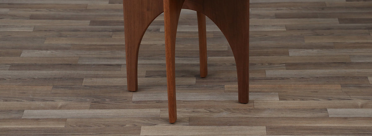 Mid-century Modern Side Tables with Carrara Marble Top