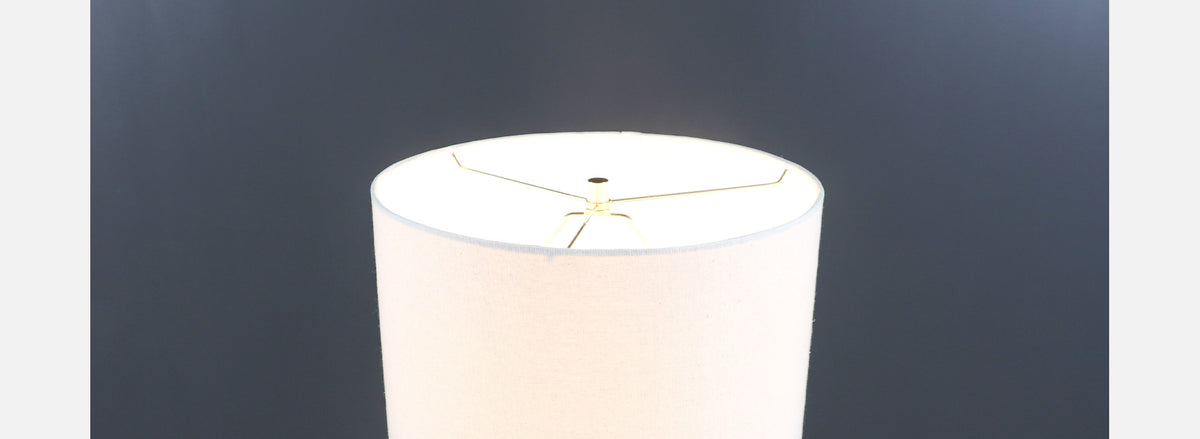 Mid-Century Modern Spiral Table Lamps by Roller Lamp Co