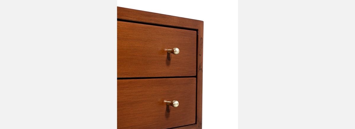 American of Martinsville Night Stands with Magazine Shelves