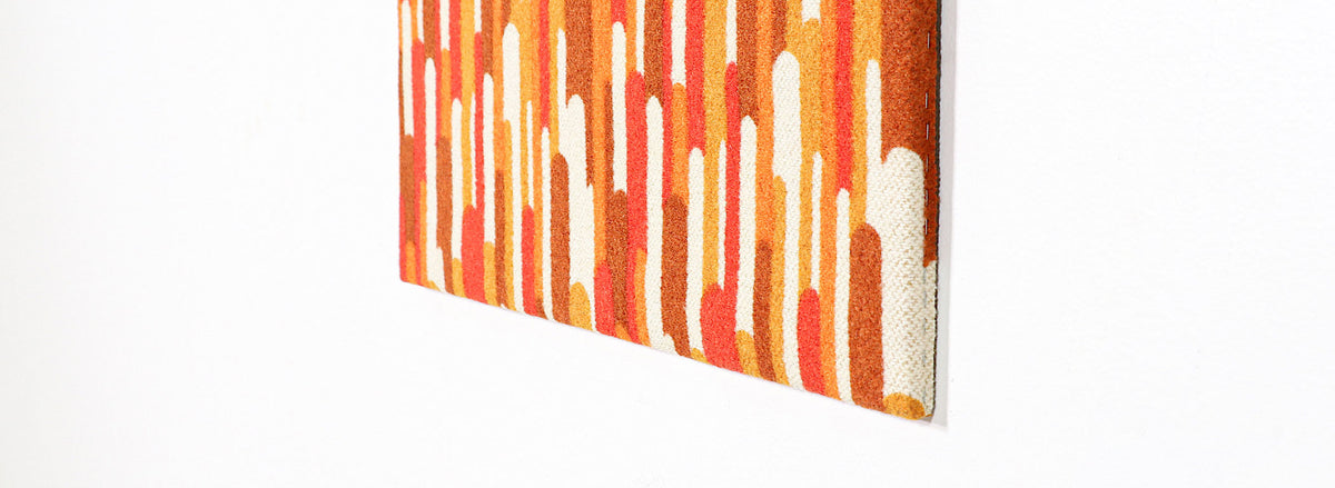 Mid-Century Modern Abstract Graphic Textile Wall Art