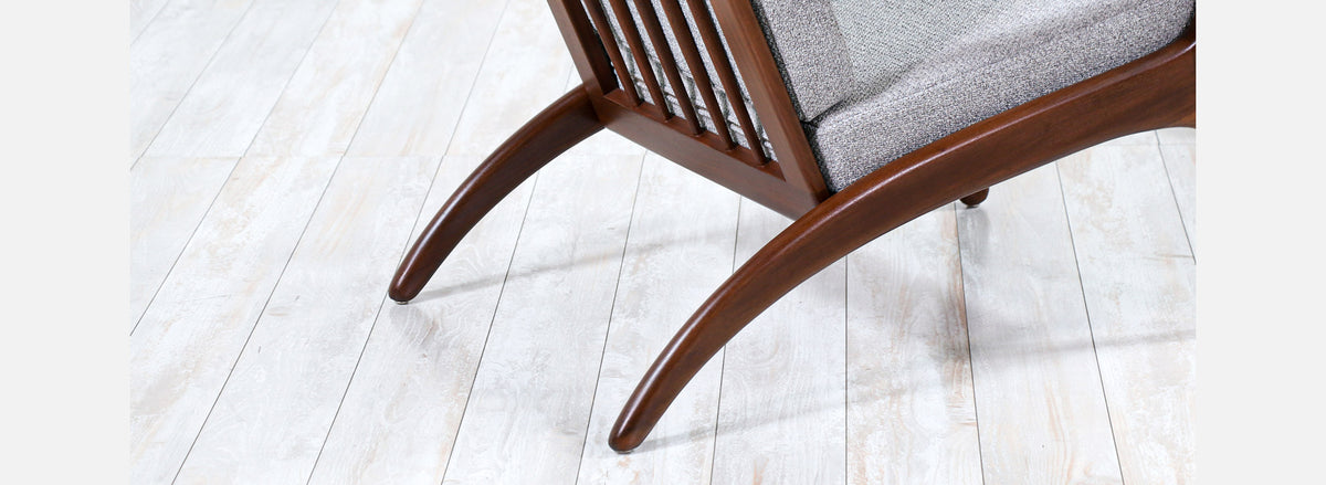 Arne Hovmand-Olsen Sculpted Teak Lounge Chair for Mogens Kold