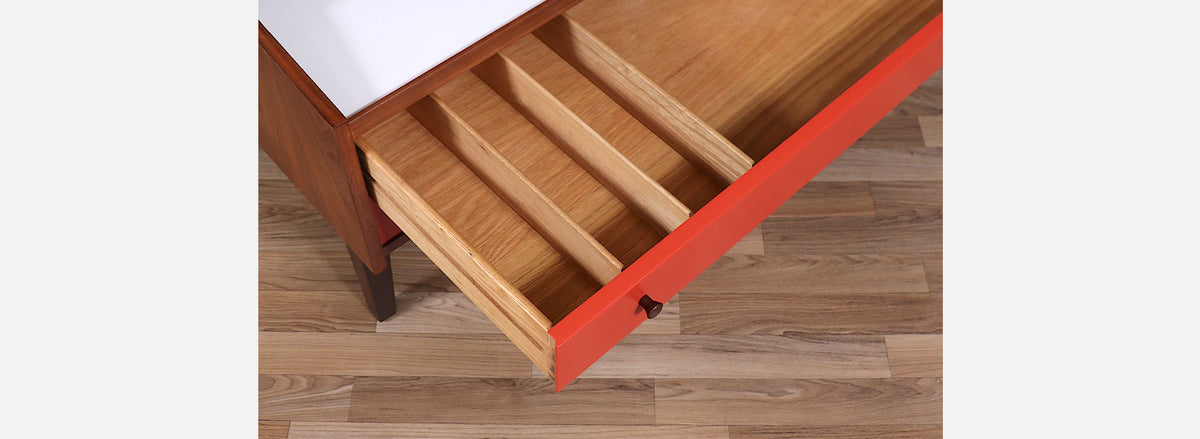 Kipp Stewart Lacquered & Walnut Bookshelf for Glenn of CA