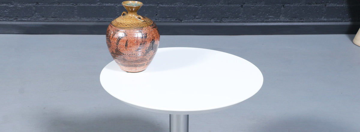 California Modern "Plus" Chrome Side Tables by West Coast Industries