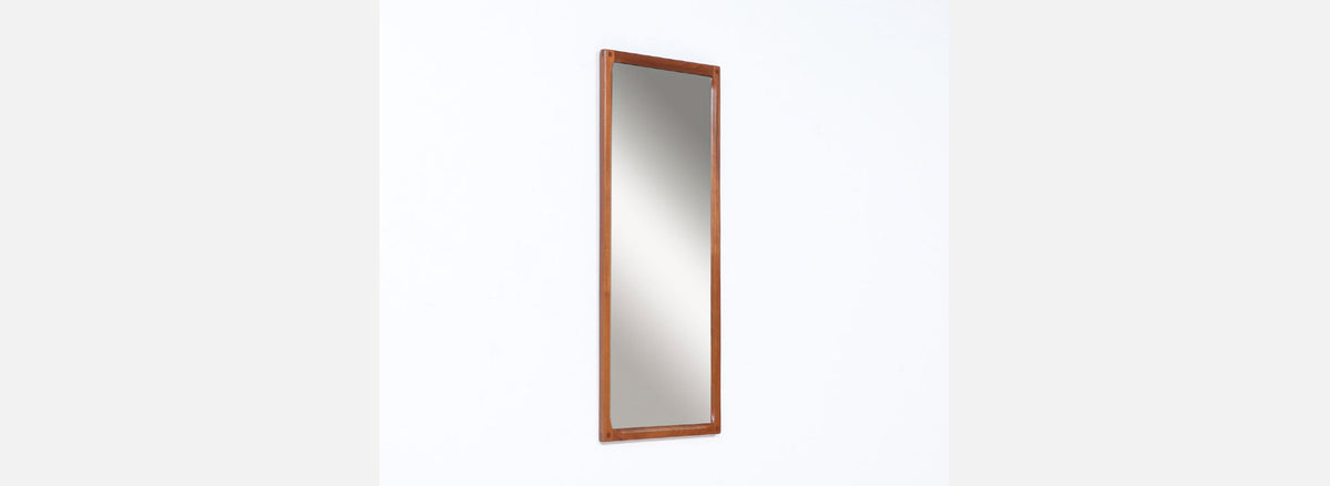 Kai Kristiansen Model-165 Teak Wall Mirror for Aksel Kjersgaard