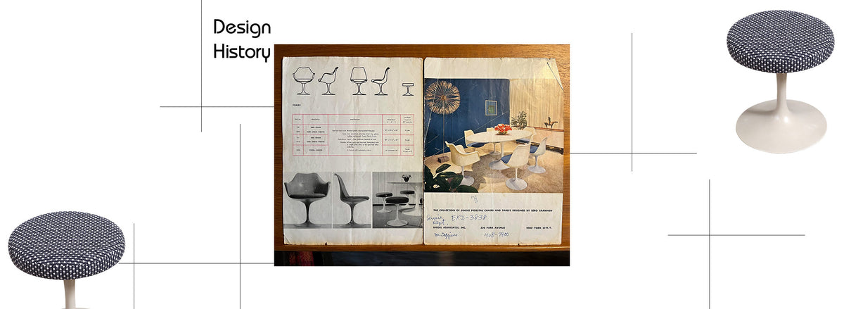 Pair of Vintage Eero Saarinen Tulip Swiveling Stools for Knoll 