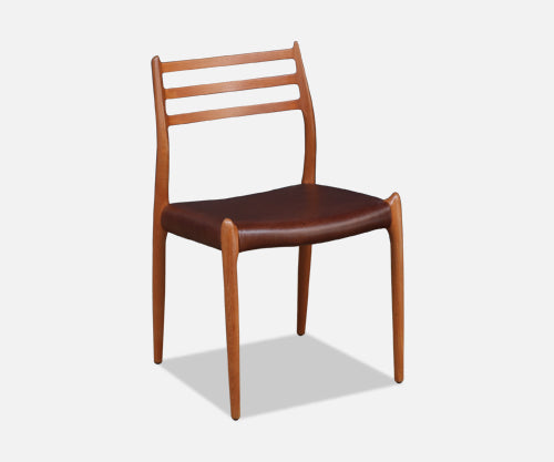 Niels Moller Model-78 Teak & Leather Desk Chair