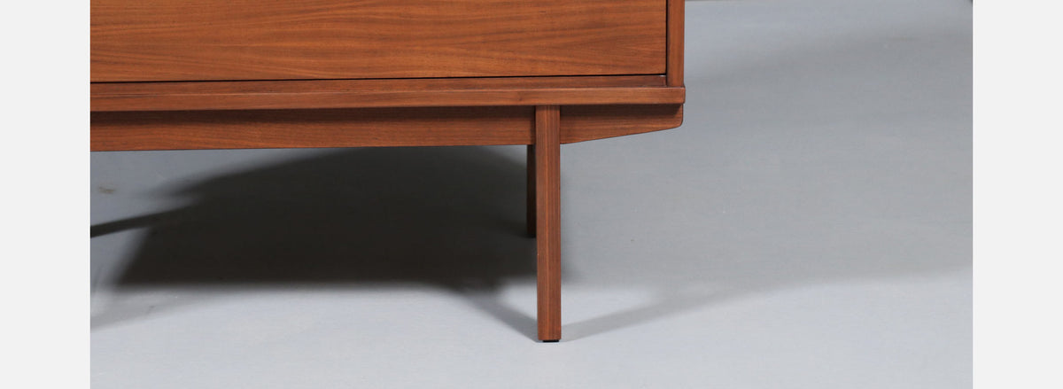Yngve Ekström Walnut Drop-Leaf Writing Desk for Dux