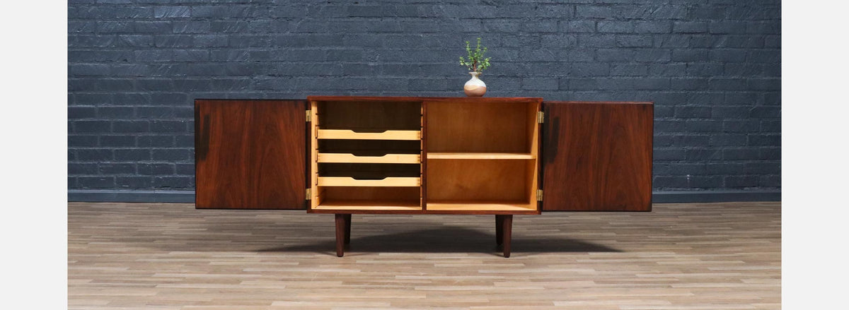 Danish Modern Brazilian Rosewood Cabinet by Carlo Jensen