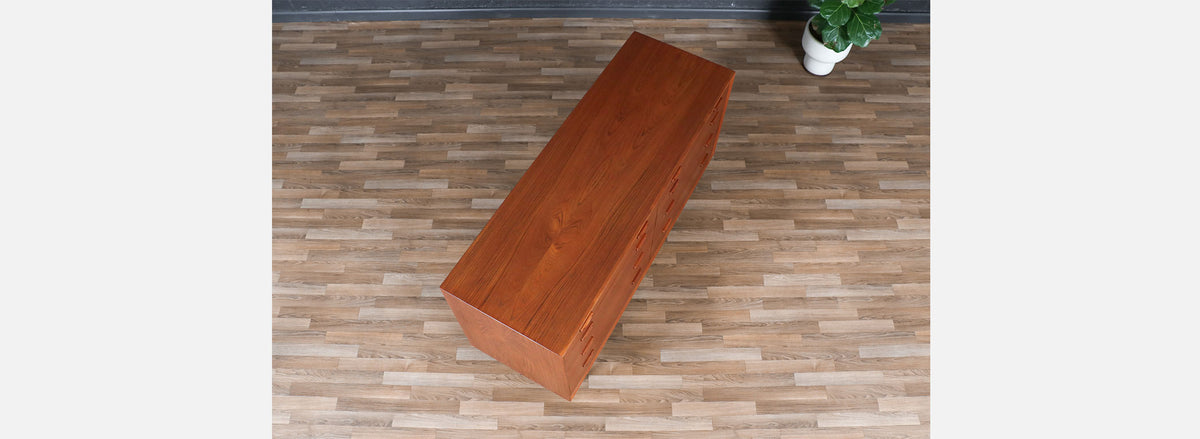 Mid-Century Danish Modern Teak 8-Drawer Dresser