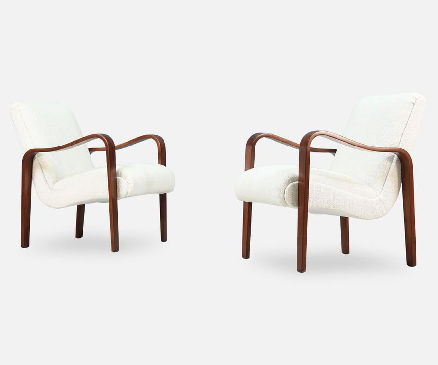 Mid-Century Bentwood Lounge Chairs by Thonet