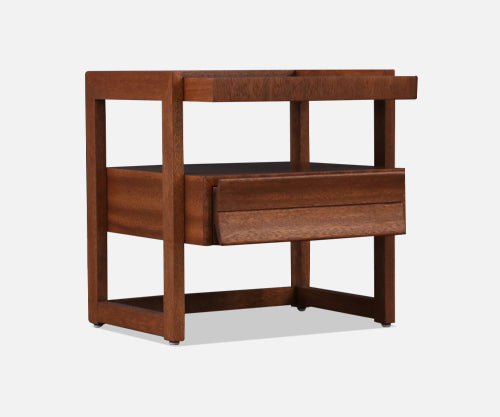 Paul Laszlo Two-Tier Night Stand for Brown Saltman