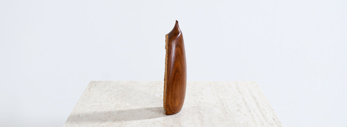 California Modern Red Acacia Weed Pot Vase by Doug Ayers