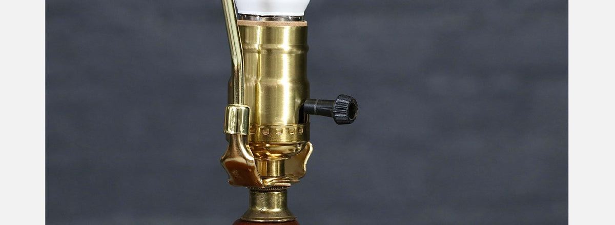 Tony Paul Sculpted Brass & Walnut Table Lamp by Westwood Industries
