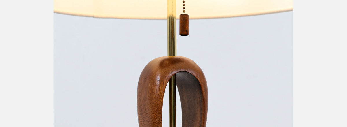 California Modern Sculpted Free-Form Table Lamp by Modeline of CA
