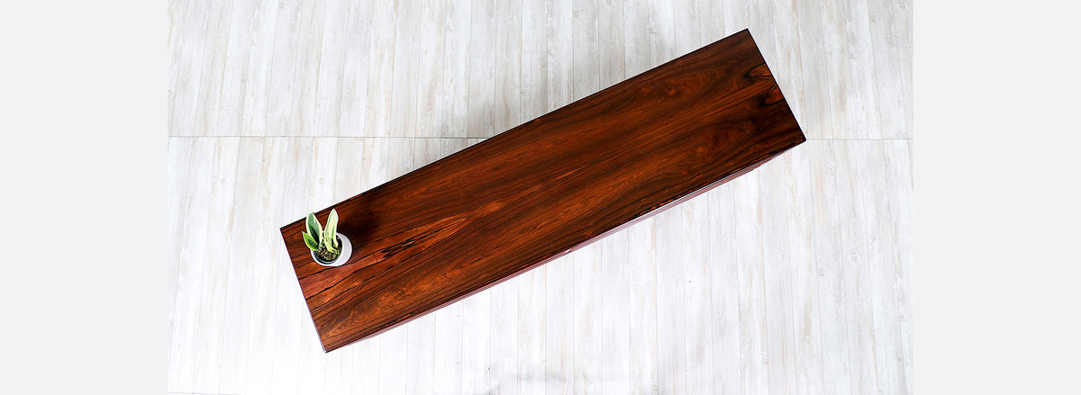 Scandinavian Modern Rosewood 8-Drawer Dresser by Westnofa