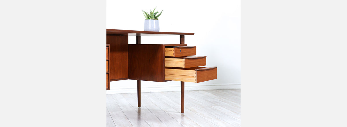 Peter Lovig Nielsen Floating-Top Executive Danish Desk 