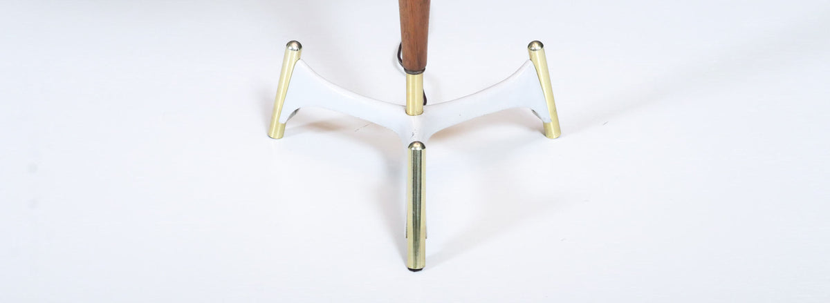 Gerald Thurston Sculpted Tripod Table Lamp for Lightolier