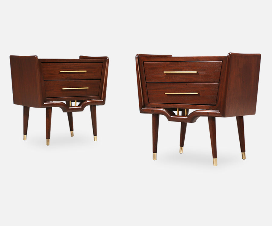 Mexican Modernist Night Stands by Frank Kyle