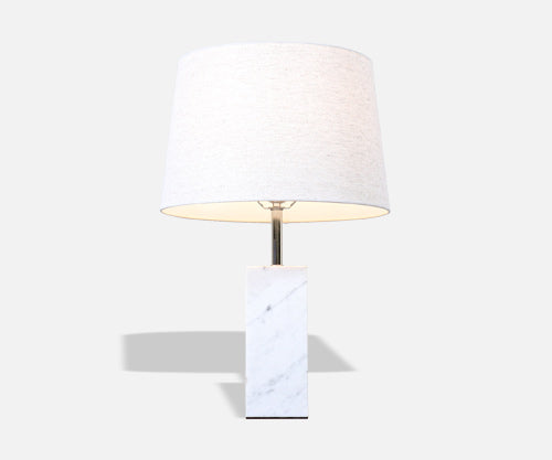Mid-Century Modern Italian Marble Table Lamp by Laurel